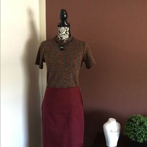 Van Heusen Stretch Extensible Pencil Cut Skirt